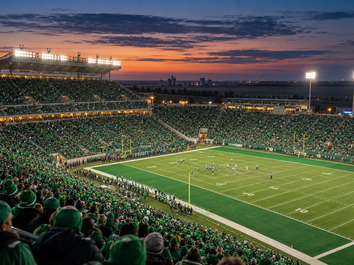 Rider game day, sea of green, Mosaic Stadium