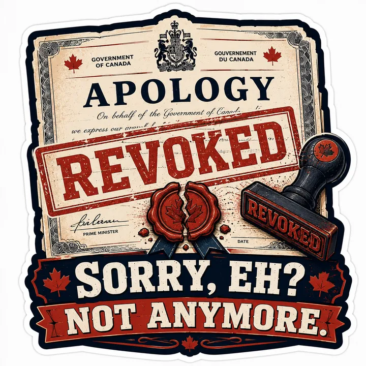 Apology Revoked sticker
